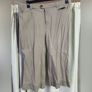 Christopher & Banks Khaki Capris